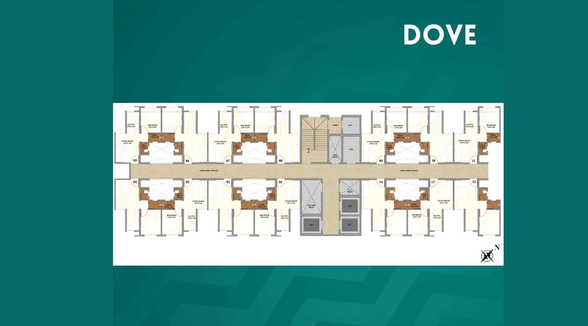 Dosti-Nest-Floor-Plan-Dove-A-Wing