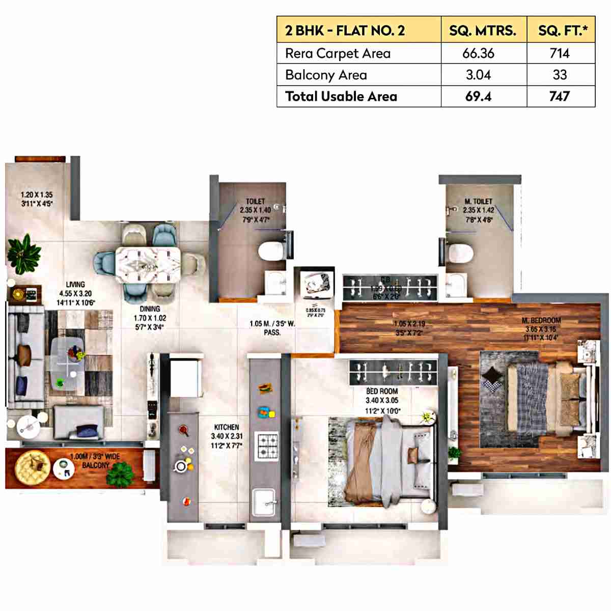 Dosti-Pine-Floor-Plan-Wing-E-2-BHK-747-sqft