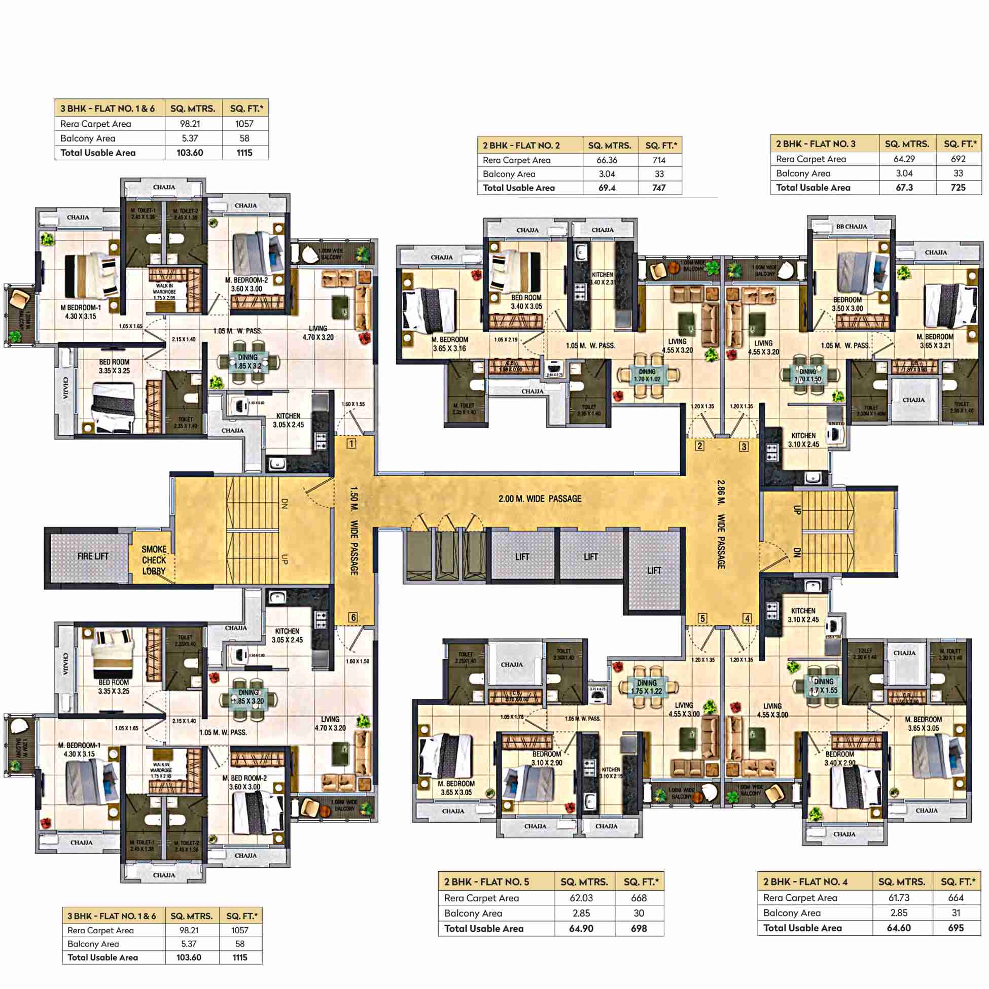 Dosti-Pine-Floor-Plan